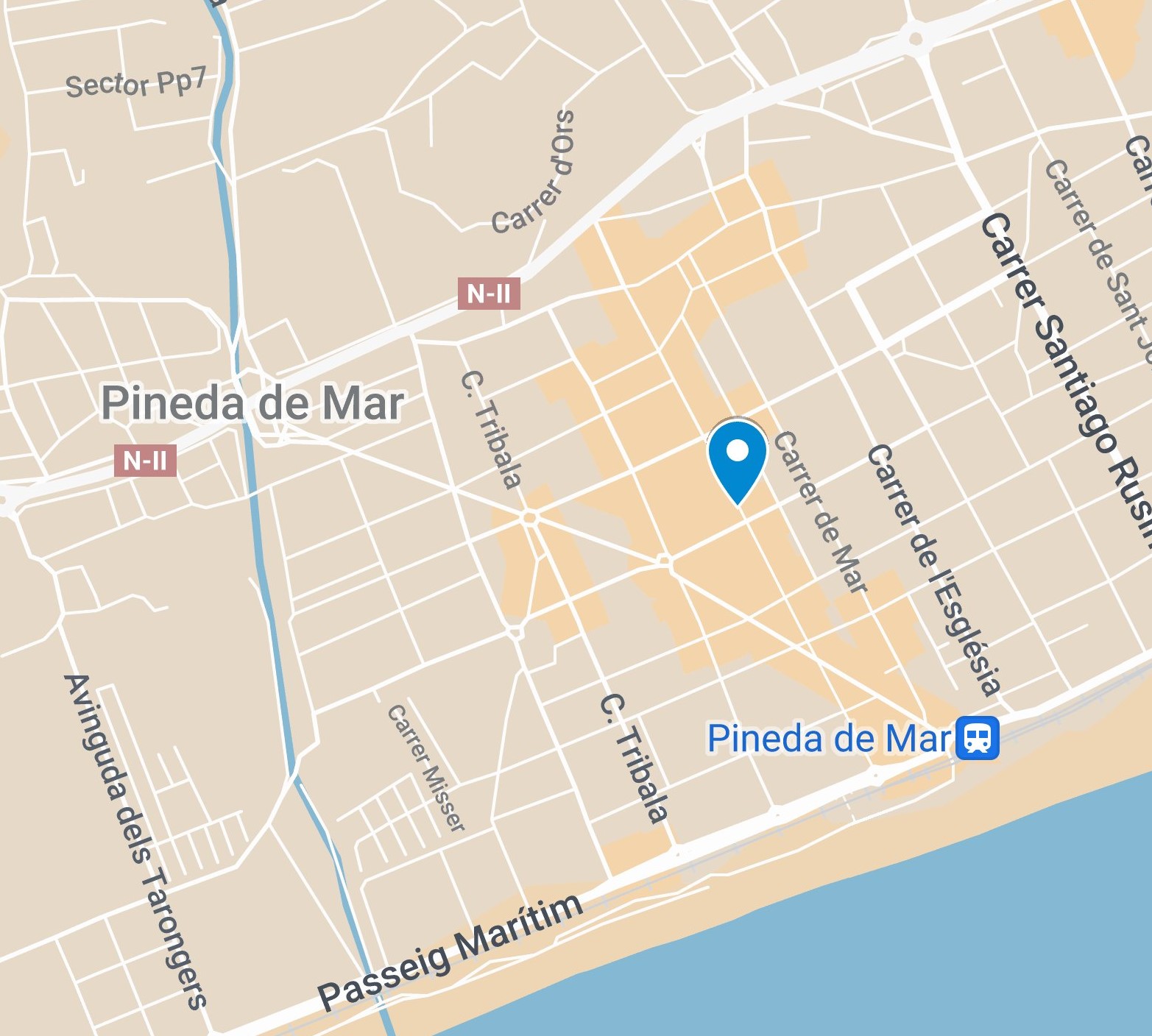 Mapa de Pineda